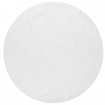 Runder Teppich 'Aranga Super Soft' 120cm – Weiß