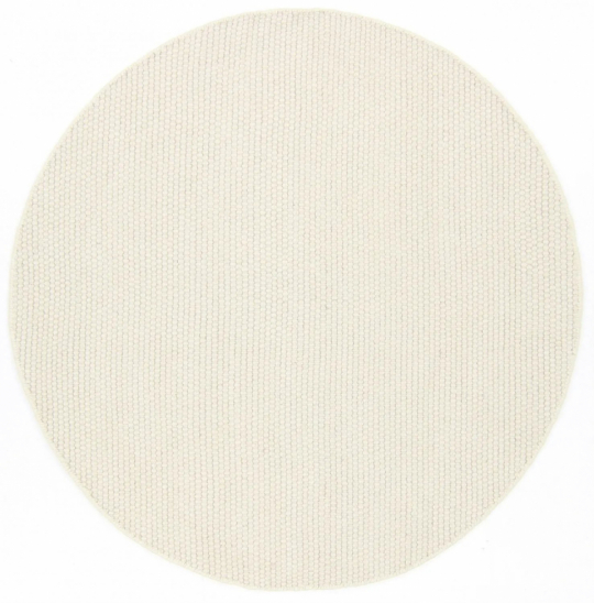 Runder Teppich 'Coastal' 200cm - Creme