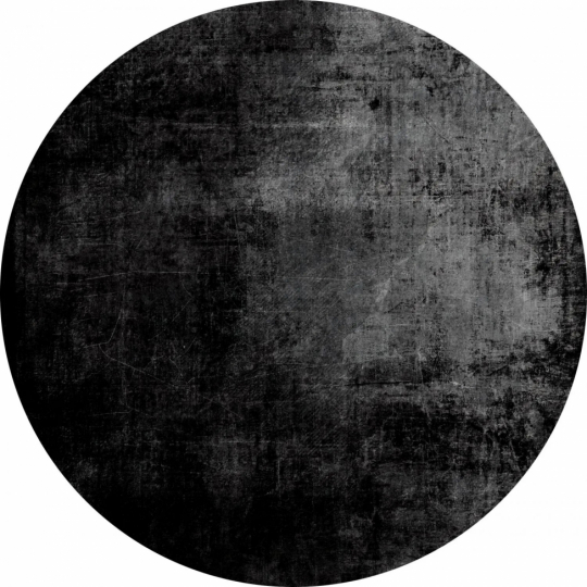 Runder Teppich 'Lynton' 180cm - Schwarz