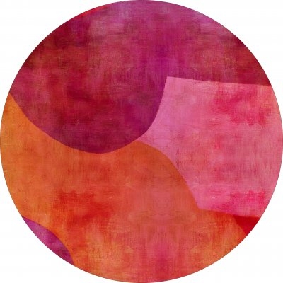 Runder Teppich 'Lazio' 180cm – Rosa