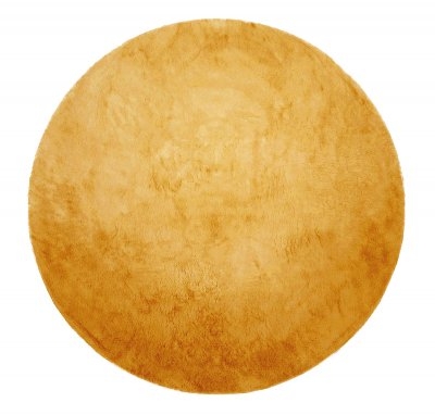 Runder Teppich 'Aranga Super Soft' 240cm – Gelb
