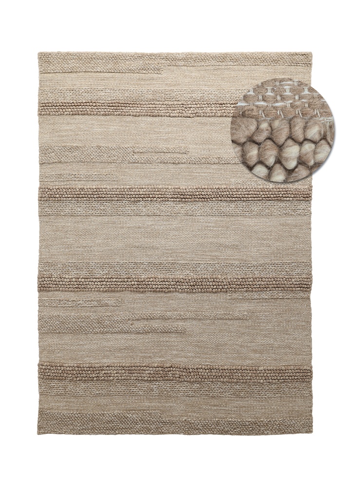 Wollteppich 'Almaty' - Beige