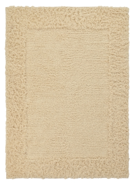 Rya-Teppich 'Melilla Handgewebte Wolle' - Natur