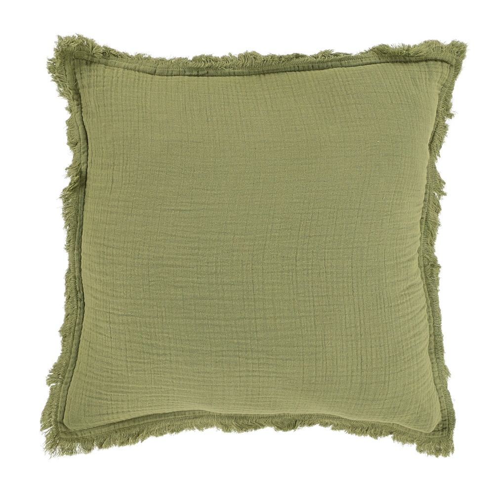 Kissenbezug 'Dorena' 45x45cm – Grün
