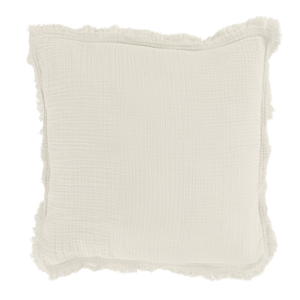 Kissenbezug 'Dorena' 45 x 45 cm – Weiß