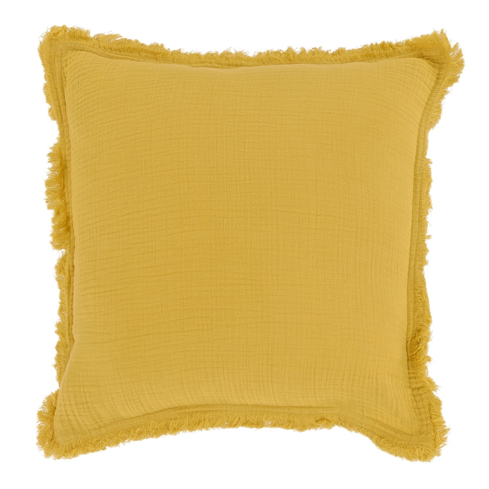 Kissenbezug 'Dorena' 45x45cm – Gelb