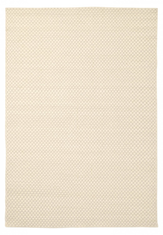 Wollteppich 'Ovelia' - Beige/Weiß