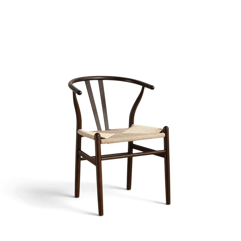 Stuhl 'Alta' - Nussbaum/Beige