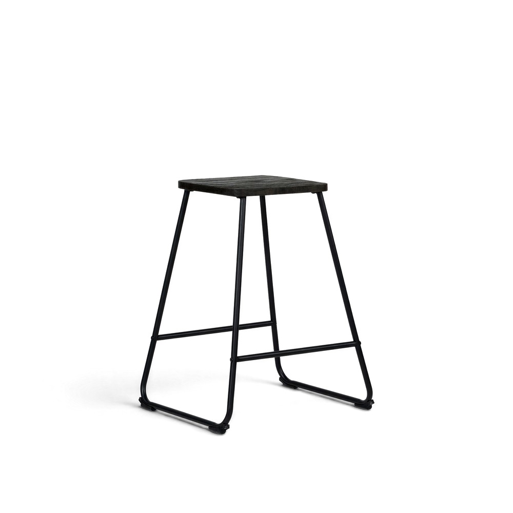 Hocker 'Borås' - Braun/Schwarz