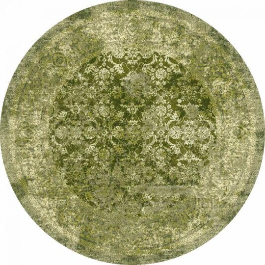 Runder Teppich 'Denizli' 120cm - Grün