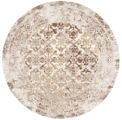 Runder Teppich 'Denizli' 120cm - Beige