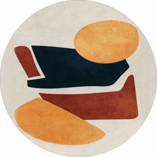 Runder Teppich 'Beira' 160 cm – Mehrfarbig