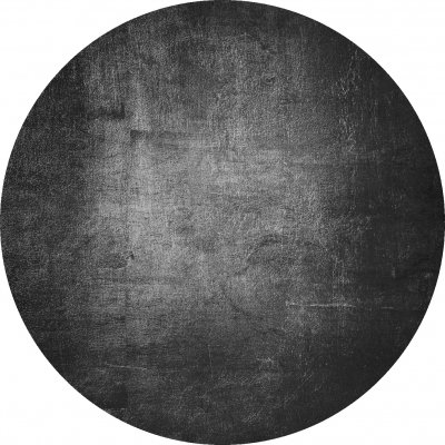 Runder Teppich 'Serifos' 160cm – Dunkelgrau