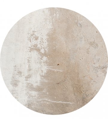Runder Teppich 'Bornos' 340cm - Beige/Grau
