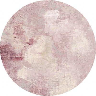 Runder Teppich 'Mogoro' 200cm - Rosa