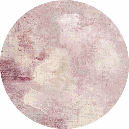 Runder Teppich 'Mogoro' 120cm - Rosa