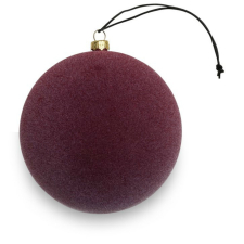 Weihnachtskugel 'Velvet' – Burgunder (s)