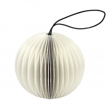 Christbaumschmuck 'Schneeball' - Weiß