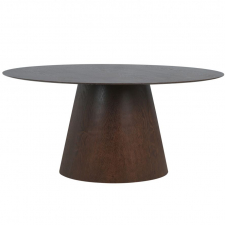 Esstisch 'Bolton' Ovalt 160cm - Walnuss 