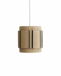 Deckenleuchte 'Vinata' - Beige/Schwarz