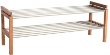 Schuhregal 'Confetti' 100cm - Metall/Eiche