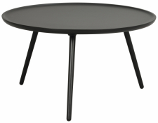 Couchtisch 'Daisy' Rund 80cm - Schwarz