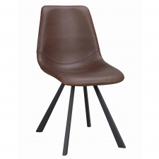 Stuhl 'Auburn' - Braun/Schwarz