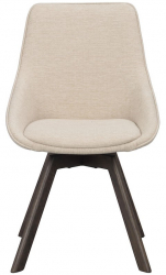 Stuhl 'Alison' - Braun/Beige