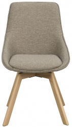 Stuhl 'Alison' - Dunkelbeige/Natur