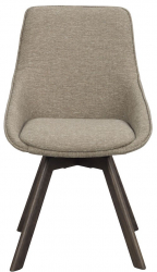 Stuhl 'Alison' - Dunkelbeige/Eiche