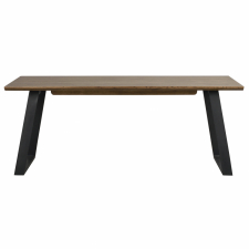 Esstisch 'Melville' 210x95cm - Braun/Schwarz