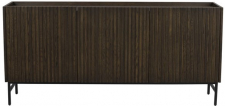 Sideboard 'Halifax' 160x40cm - Braun/Schwarz