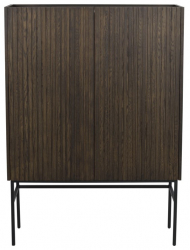 Schrank 'Halifax' - Braun/Schwarz