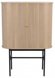 Schrank 'Haddington' - Weiß pigmentiert/Schwarz