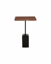 Beistelltisch 'Chao' - Marmor/Rost
