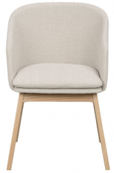 Sessel 'Windham' - Beige/Eiche