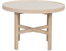 Couchtisch 'Marsden' Rund 60cm - Helle Eiche