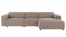 4-Sitzer-Sofa 'Willard' Chaiselongue H - Beige