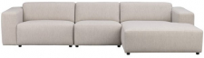 4-Sitzer-Sofa 'Willard' Chaiselongue H - Hellbeige