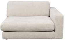 Chaiselongue 'Duncan' H - Hellgrau