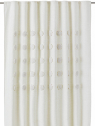 Vorhang 'Pom' 140x280 - Offwhite