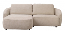 3-Sitzer-Sofa 'Norris' Chaiselongue links - Hellbeige