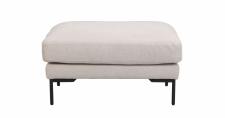 Fußhocker 'Corwin' - Hellbeige