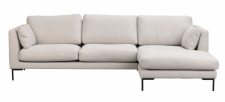 Sofa 'Corwin' Chaiselongue rechts - Hellbeige