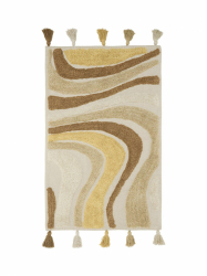 Teppich 'Swirl' 90x130 - Mocca