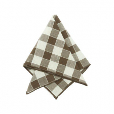 Serviette 'Mary' 45x45 - Braun