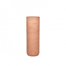 Sockel 'Rillo' ca. 36cm - Braun