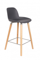 Barhocker 'Albert' - Dunkelgrau