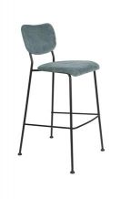 Barhocker 'Benson' - Grau/Blau