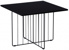 Couchtisch 'Dagmar' 60x60cm - Schwarz